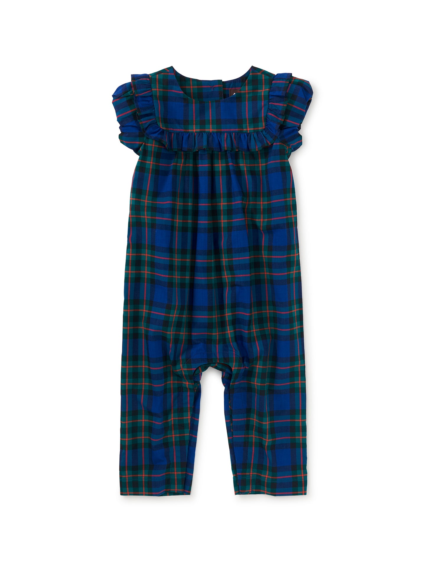 Tea Busan Holiday Plaid | Ruffle Romper