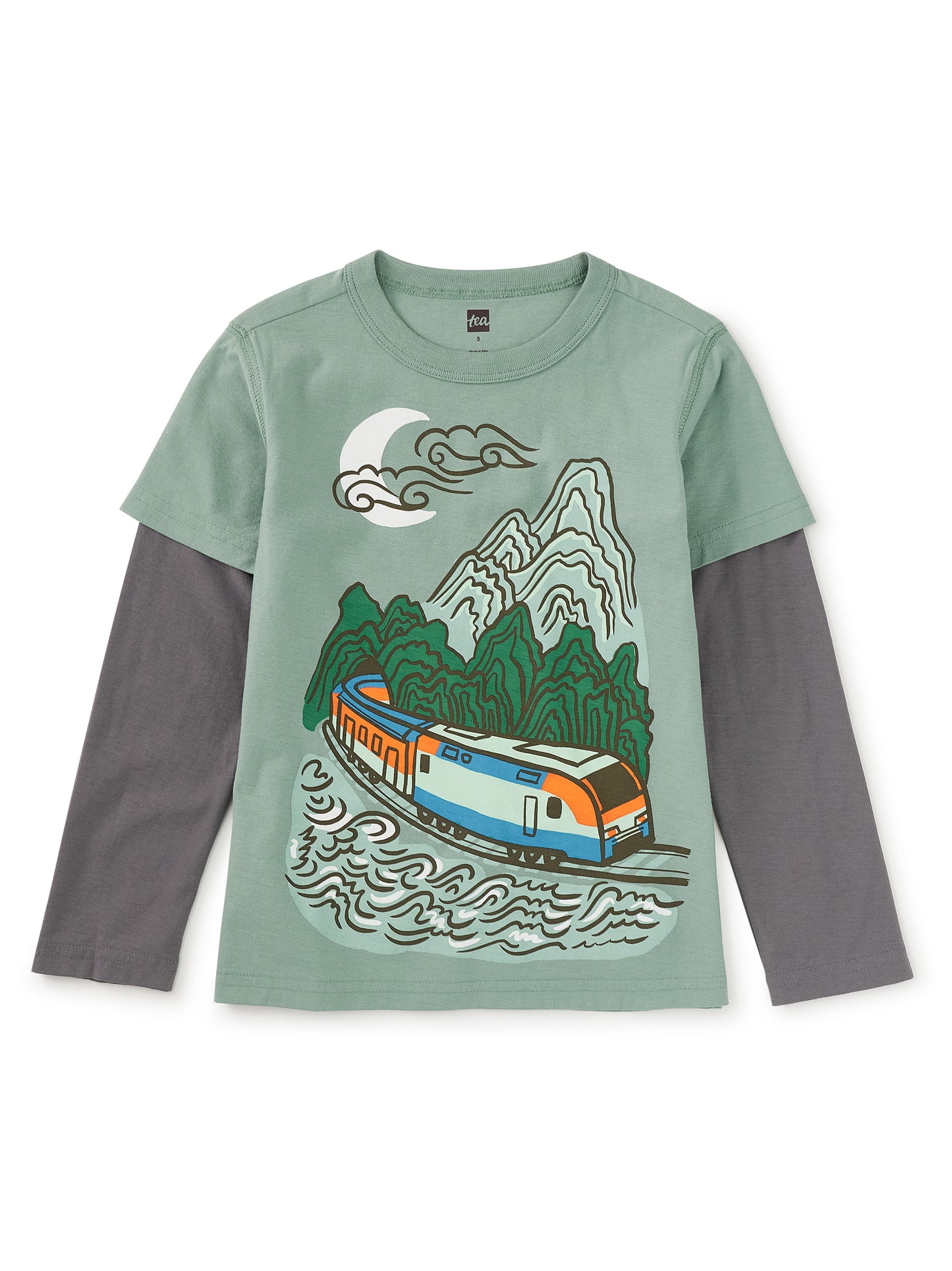 Tea Sea | Korean Train Layered Tee