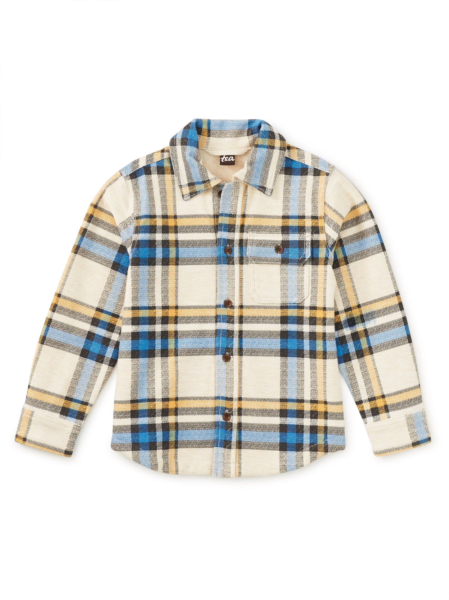 Tea Ganwon-Do | French Terry Plaid Shacket