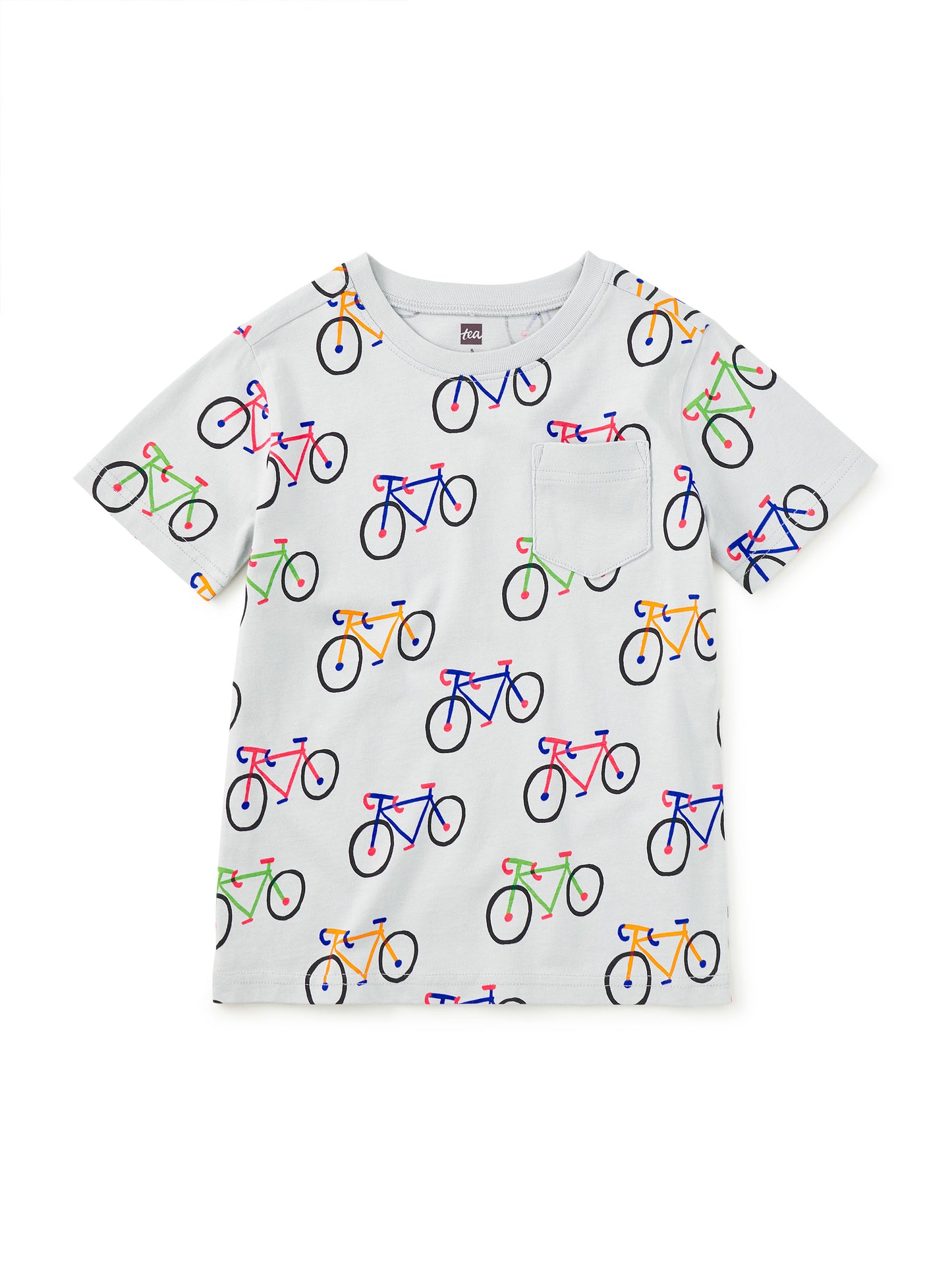 Tea La Vuelta Bikes | Printed Pocket Tee