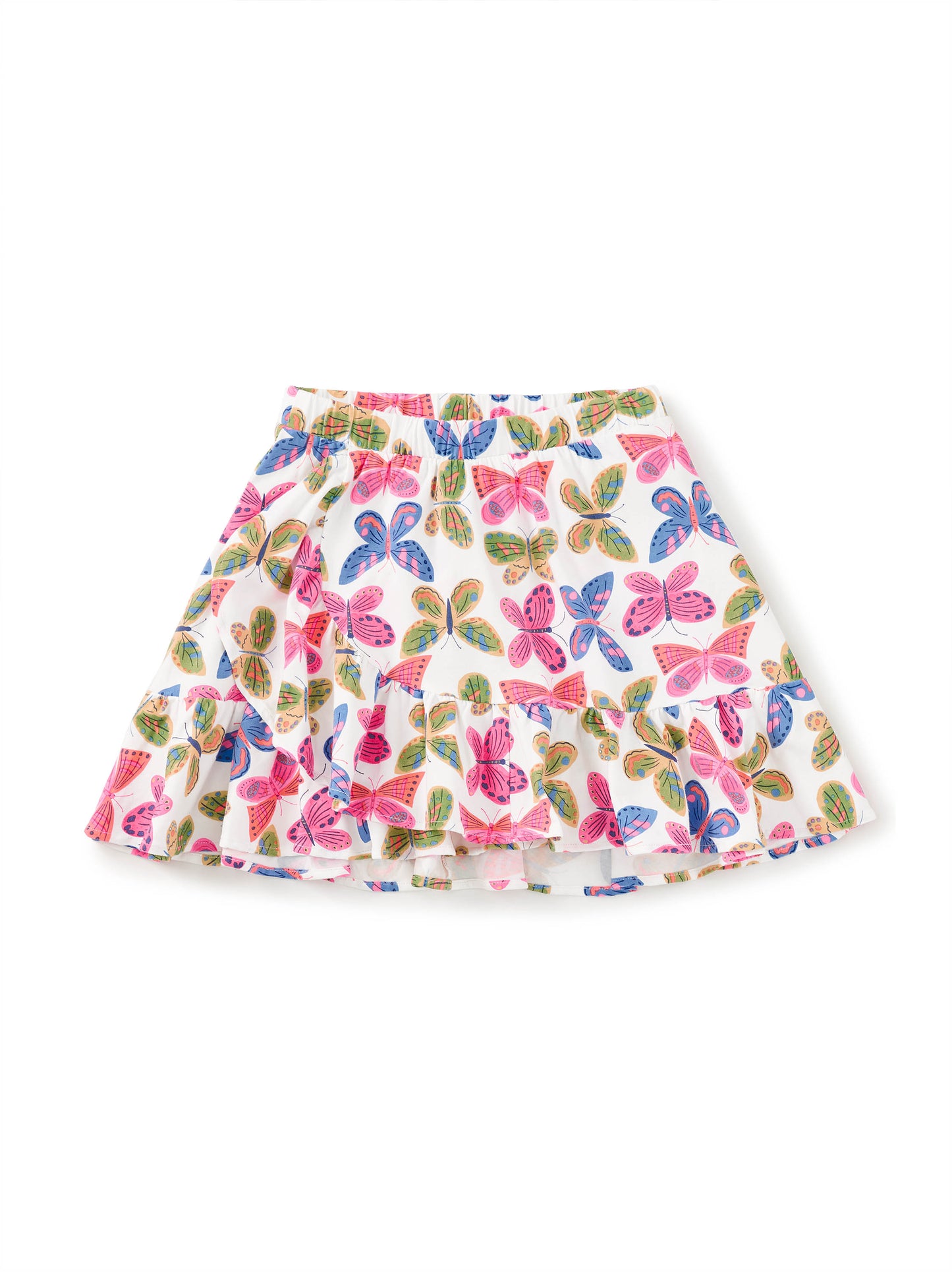 Tea Flutter Fiesta | Ruffle Skirt