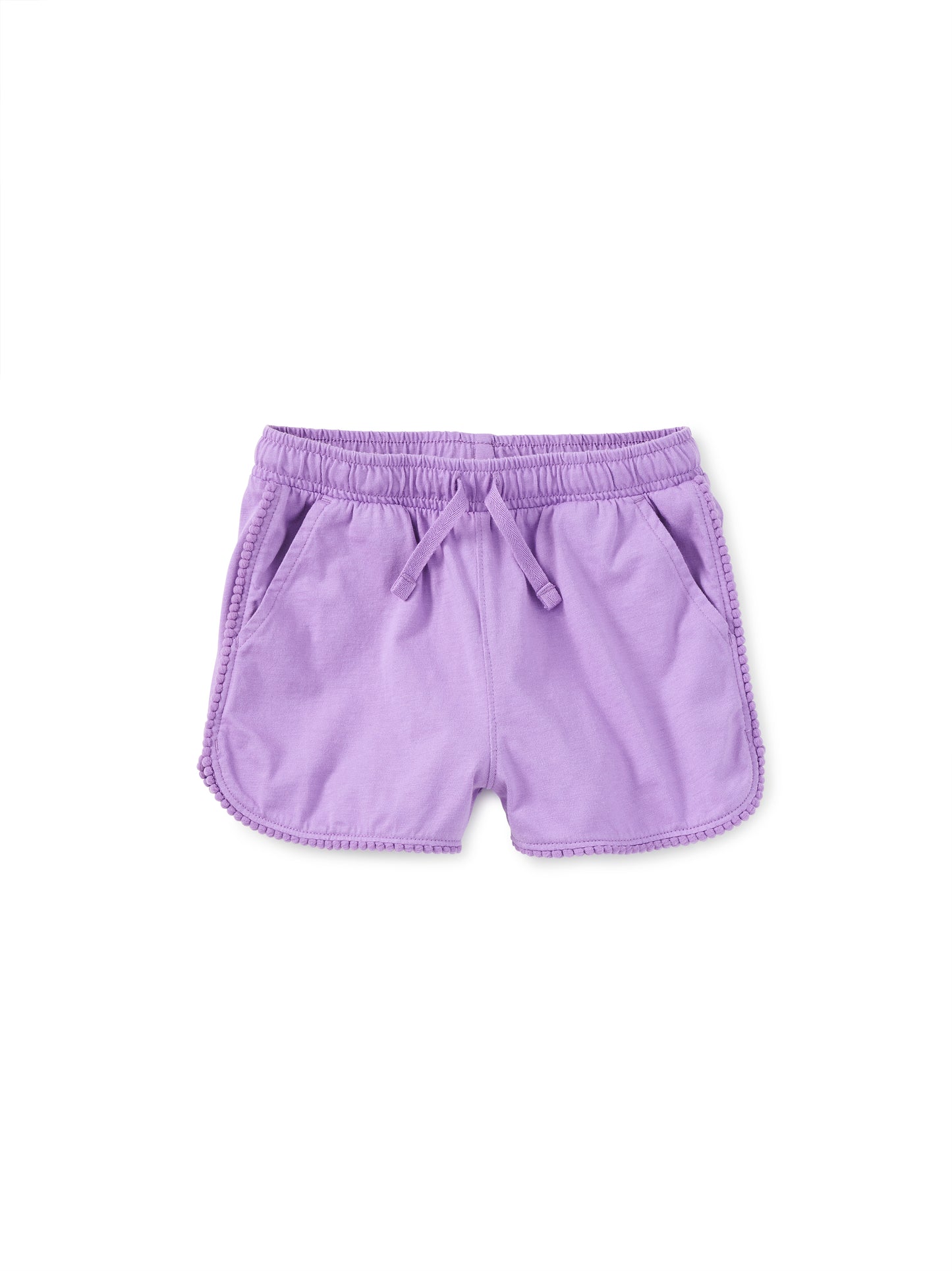 Tea Paisley Purple | Pom-Pom Shorts
