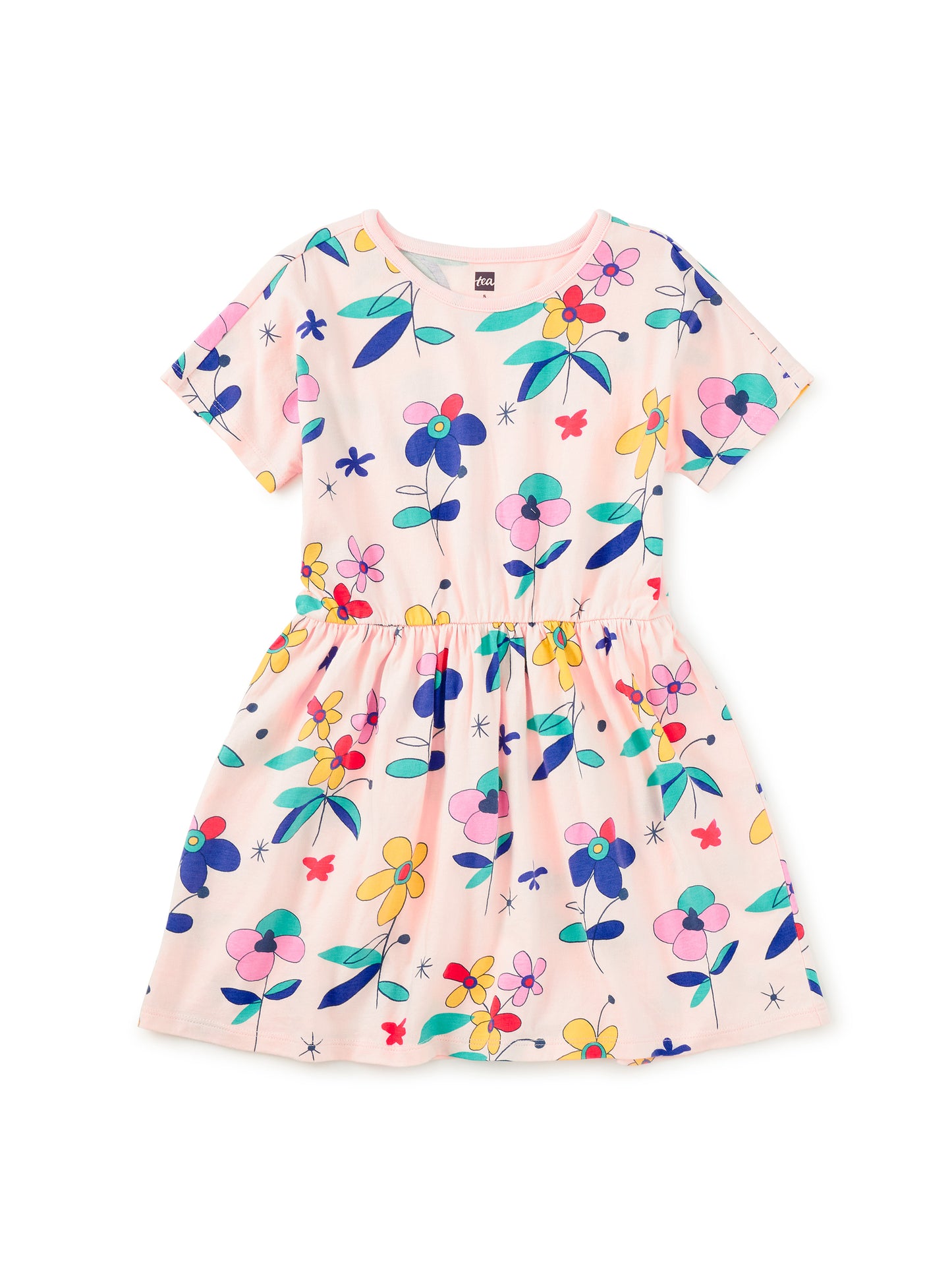 Tea Miro Floral | Short Sleeve Twirl Dress