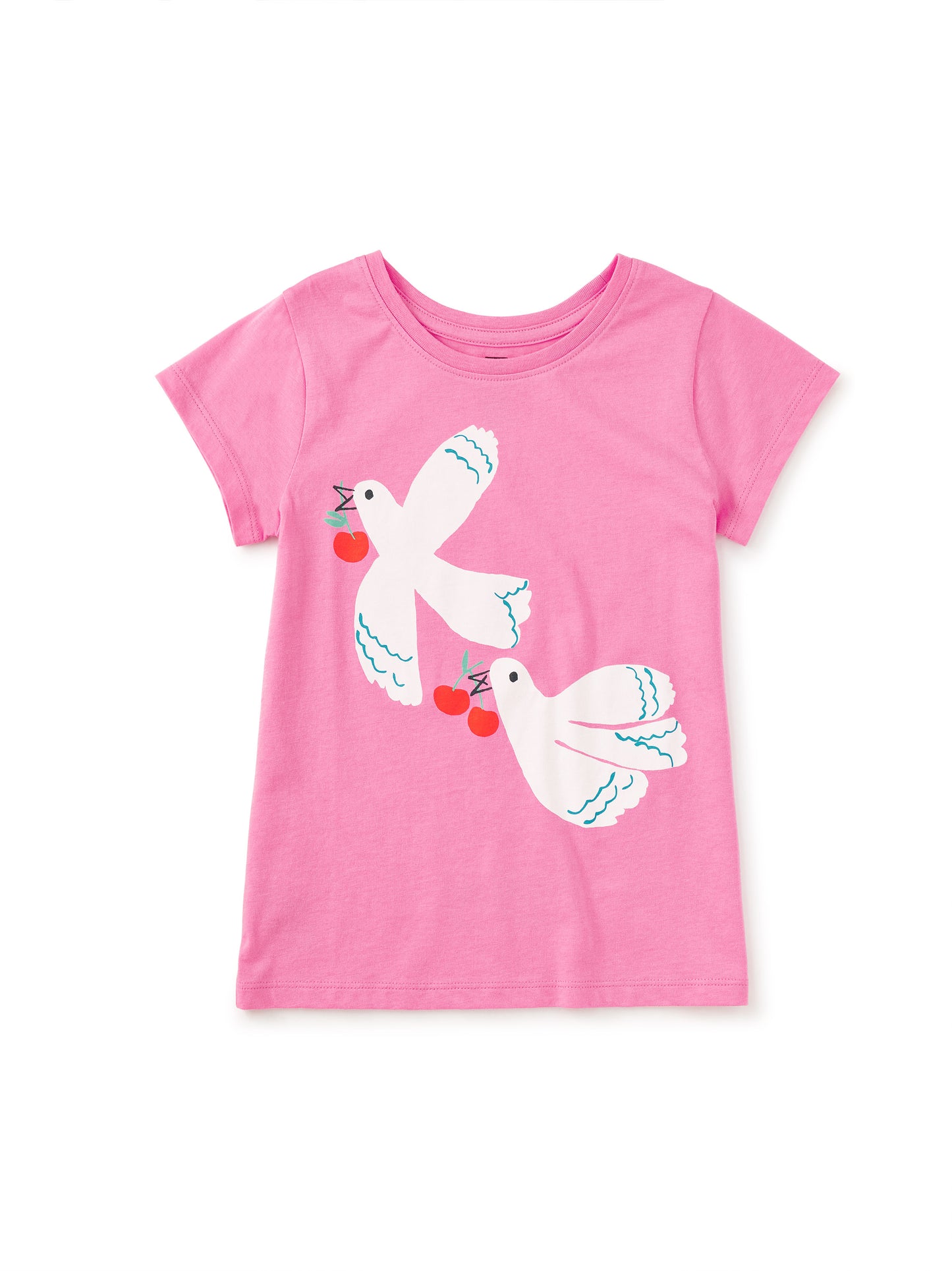 Tea Perennial Pink | Cherry Wings Graphic Tee