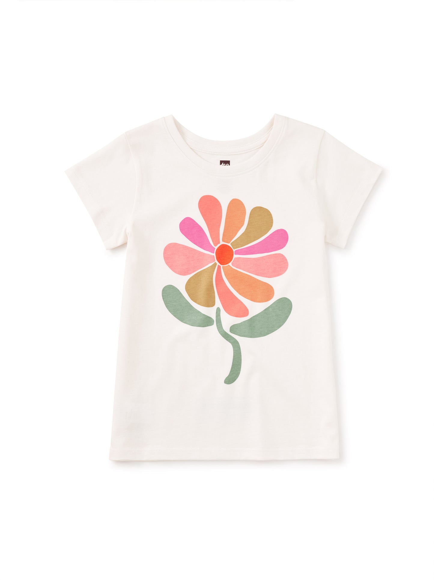 Tea Chalk | Groovy Flower Graphic Tee