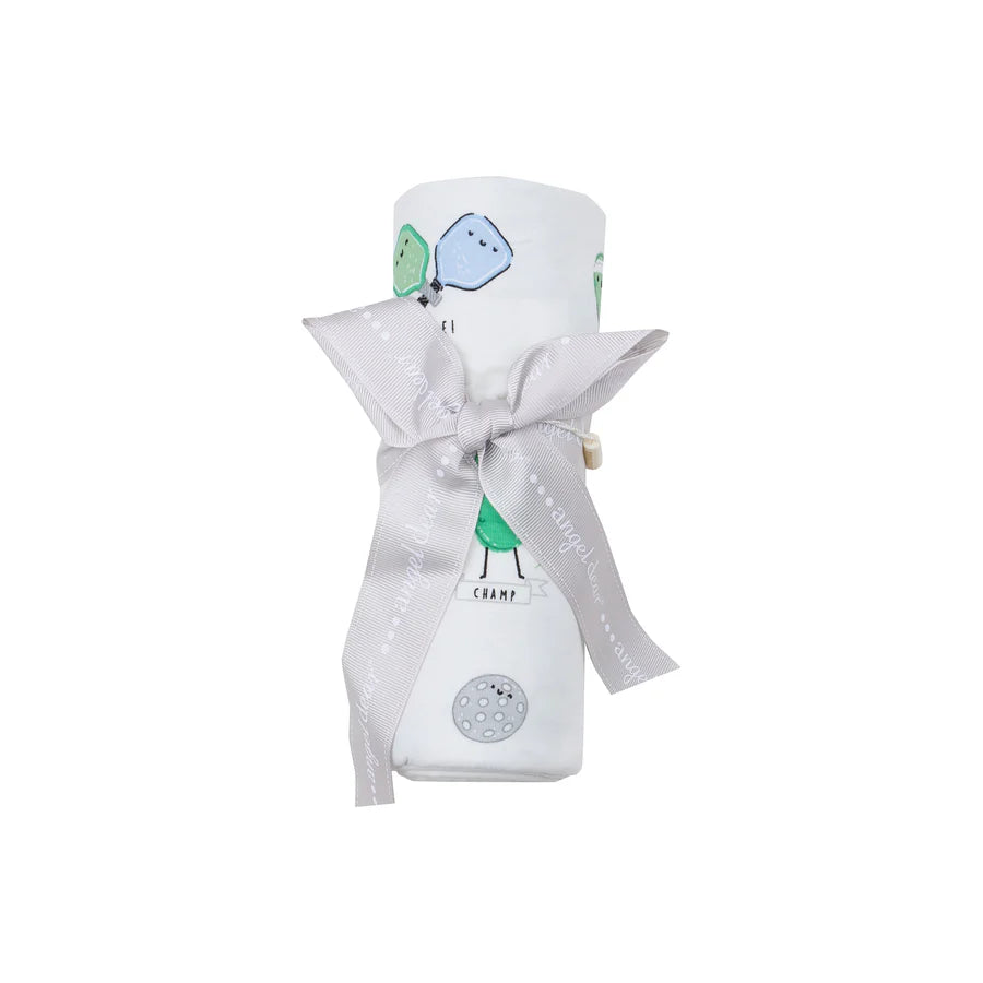 Angel Dear Blue Pickleball | Swaddle Blanket