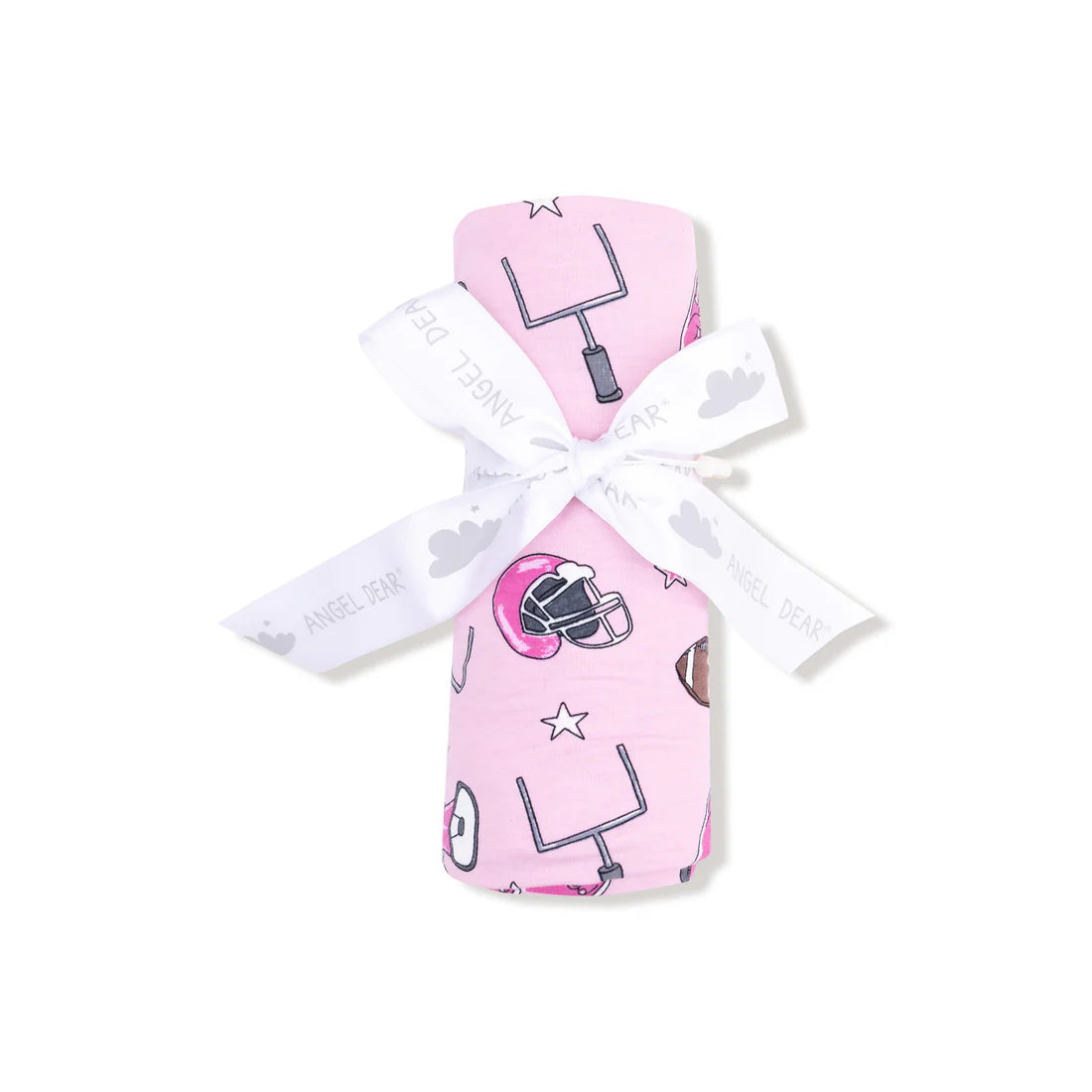 Angel Dear Pink | Game Day Swaddle Blanket