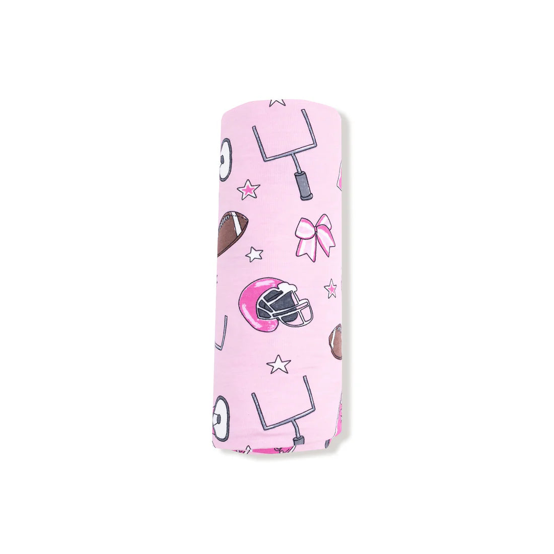 Angel Dear Pink | Game Day Swaddle Blanket
