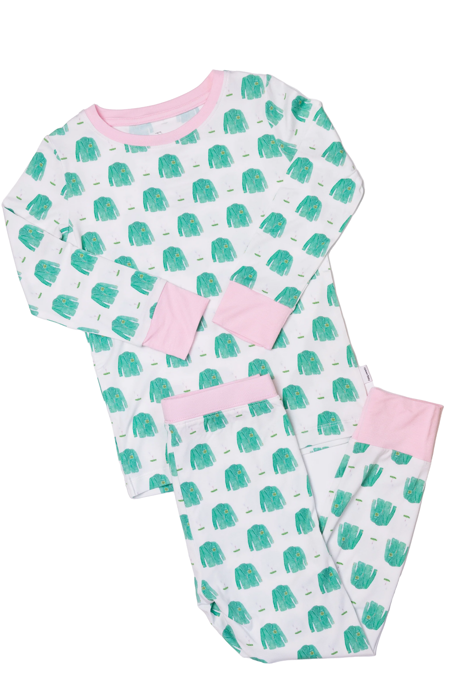 Uptown Baby Pink Golf Jacket | Long Sleeve PJ Set