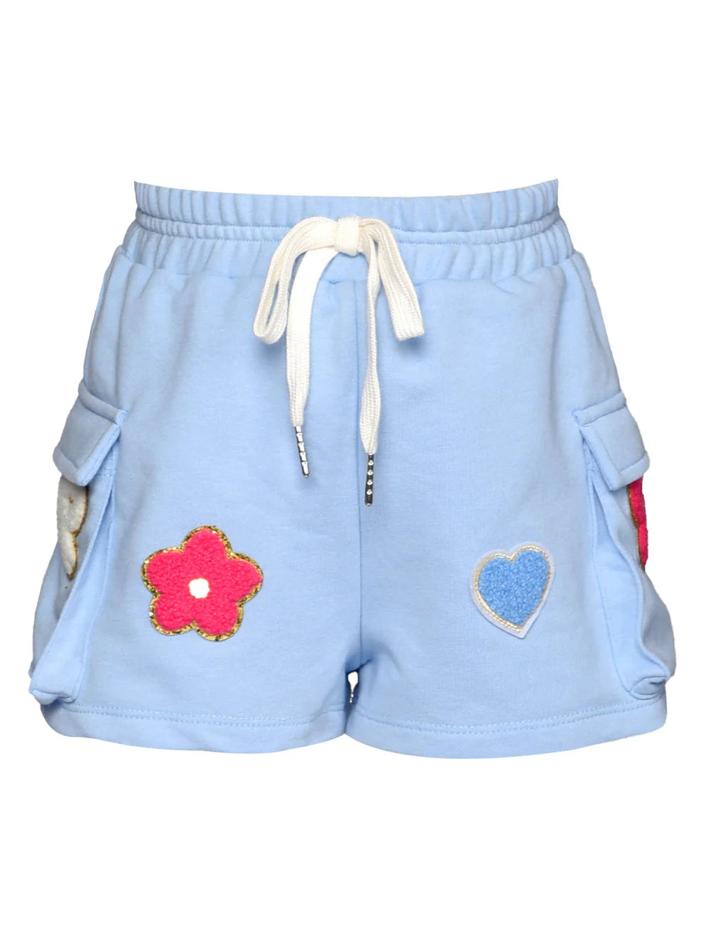 Hannah Banana Blue | Shorts with Patch Detail