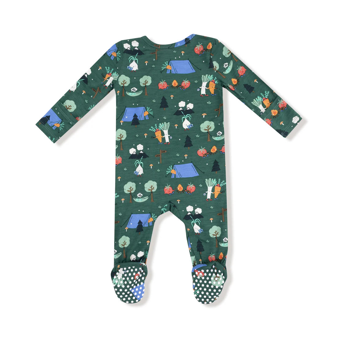 Angel Dear Camping Veggies | 2 Way Zipper Footie