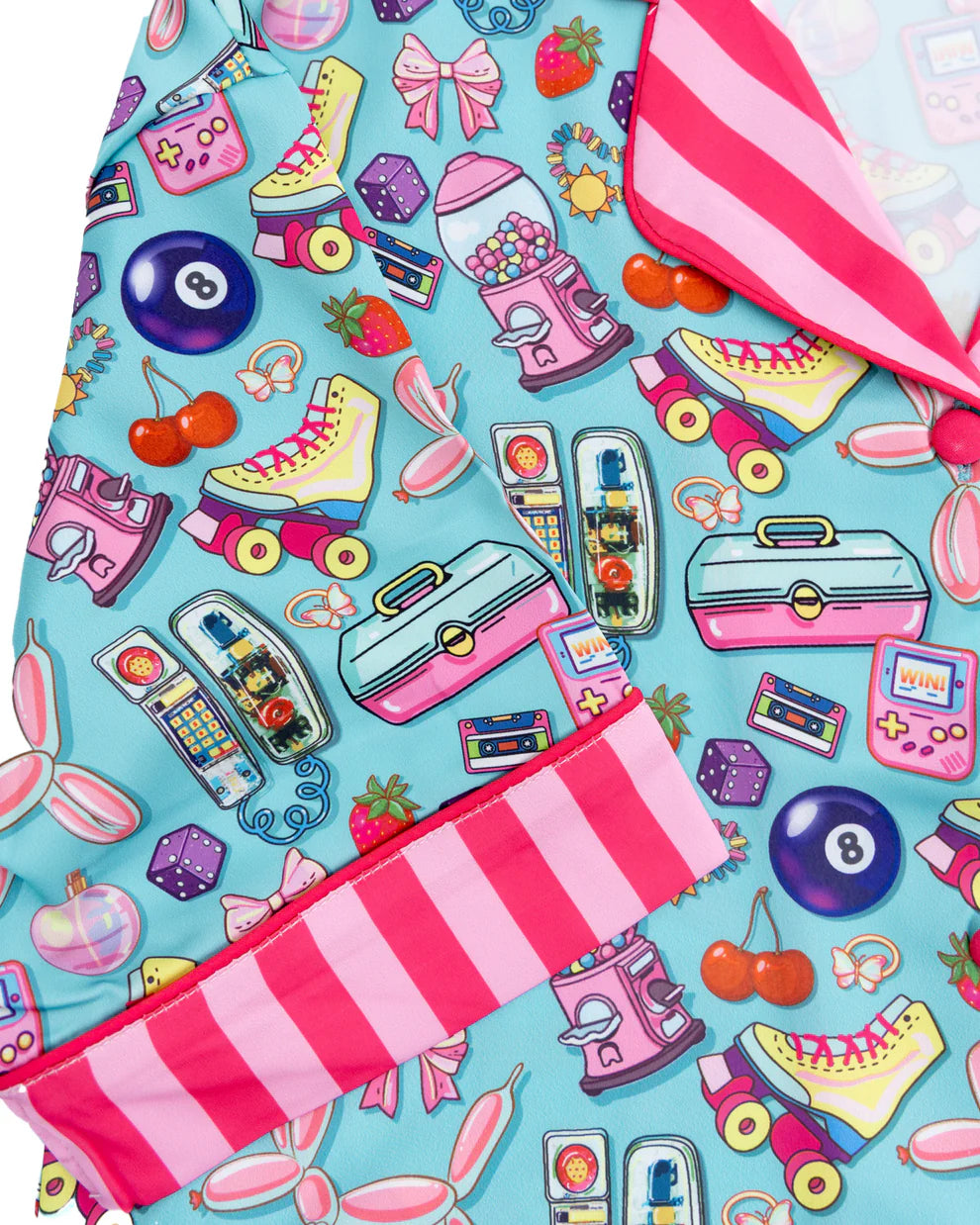 Sunshine Society 90s Girl | Silky Short Sleeve With Pants Set