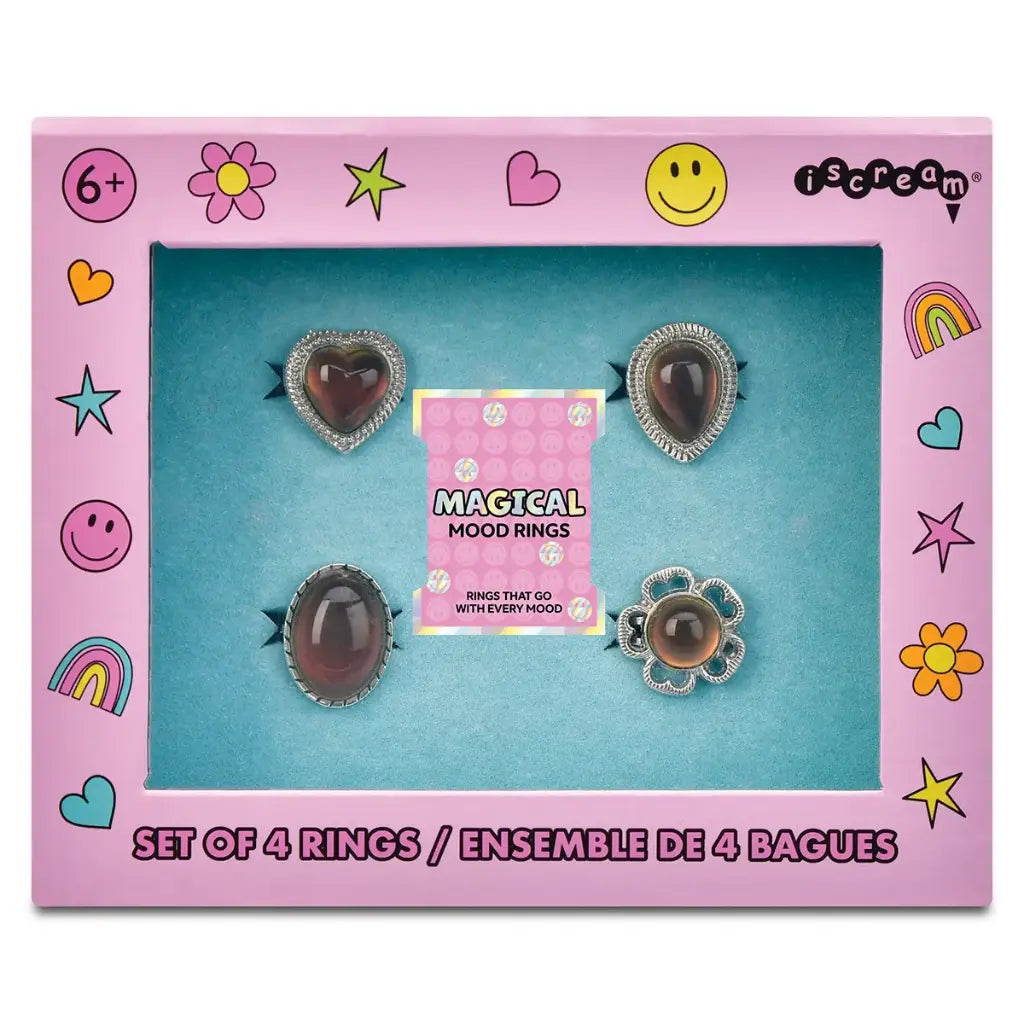 Iscream Mood Rings of 4 | Set
