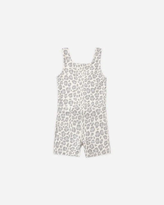 Rylee + Cru Natural Blue Leopard | Malibu Bodysuit