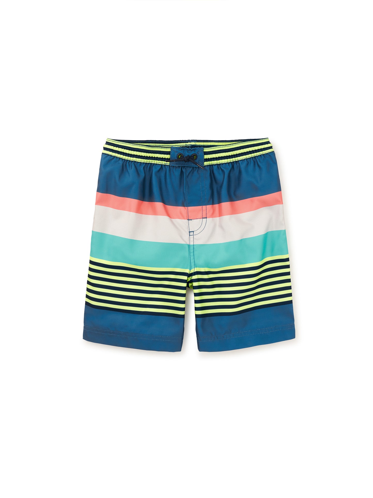 Tea Bali Stripe | Full Length Swim Trunks
