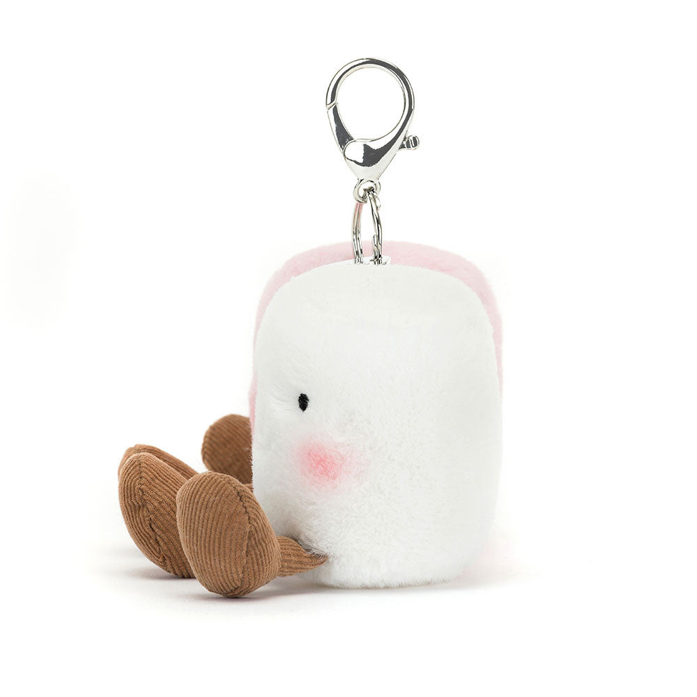JellyCat Pink & White | Marshmallows Bag Charm