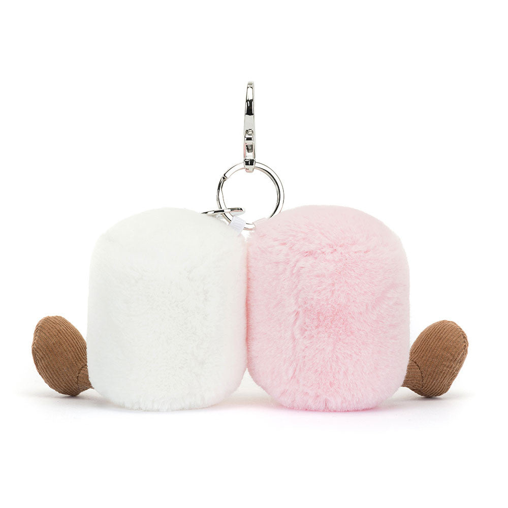 JellyCat Pink & White | Marshmallows Bag Charm
