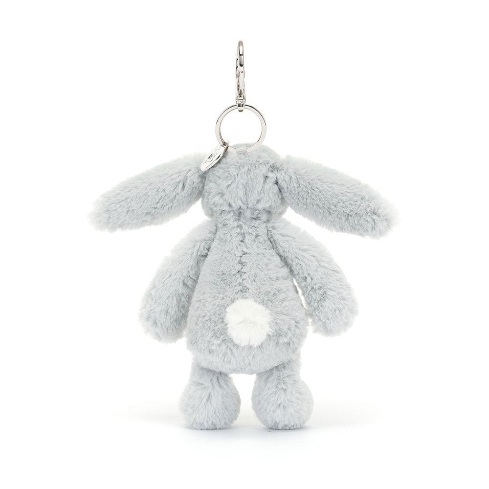 JellyCat Silver Bashful Bunny | Bag Charm