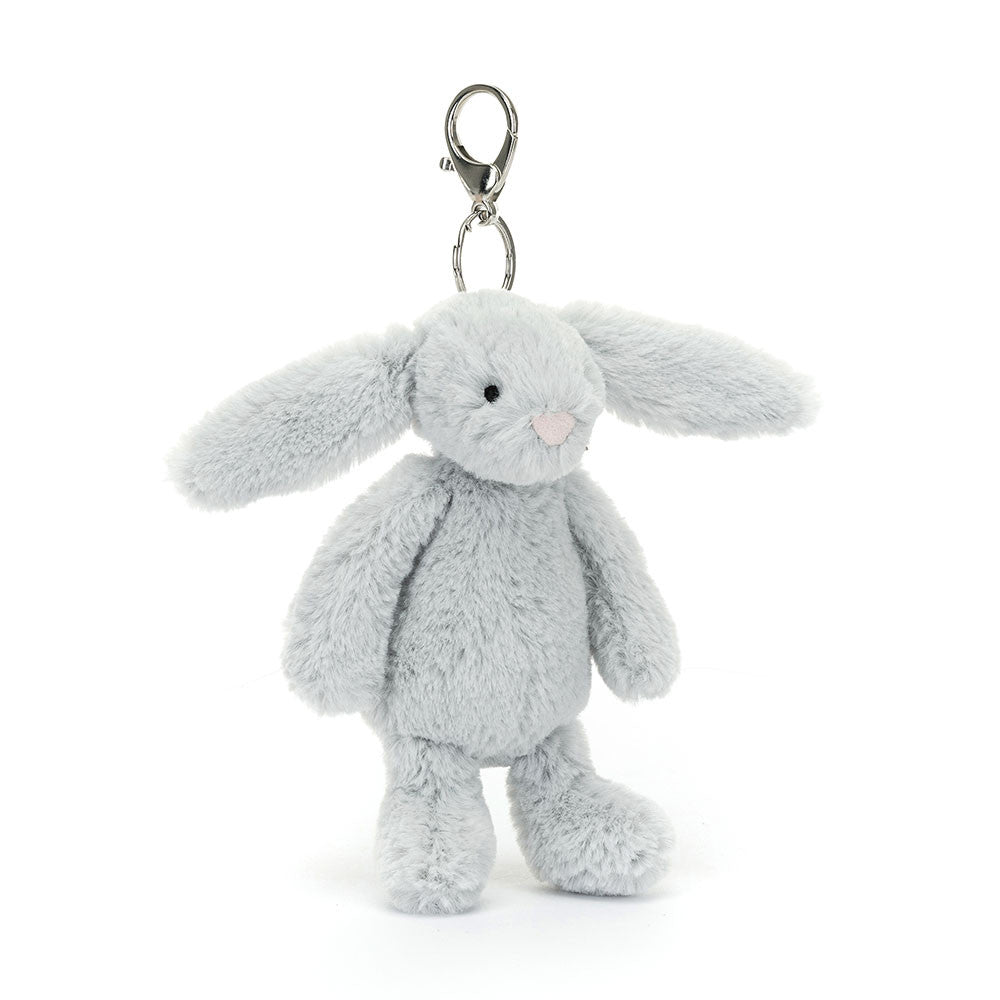 JellyCat Silver Bashful Bunny | Bag Charm
