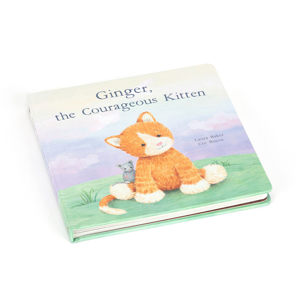 JellyCat Ginger Courageous Kitten | Book