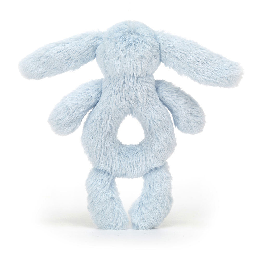 JellyCat Baby Blue | Bashful Bunny Ring Rattle