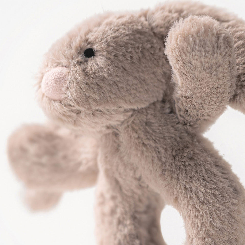 JellyCat Beige | Bashful Bunny Ring Rattle