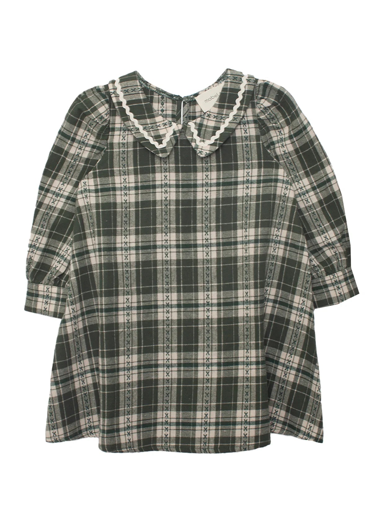 Mabel + Honey Green | Plaid & Pine Dress