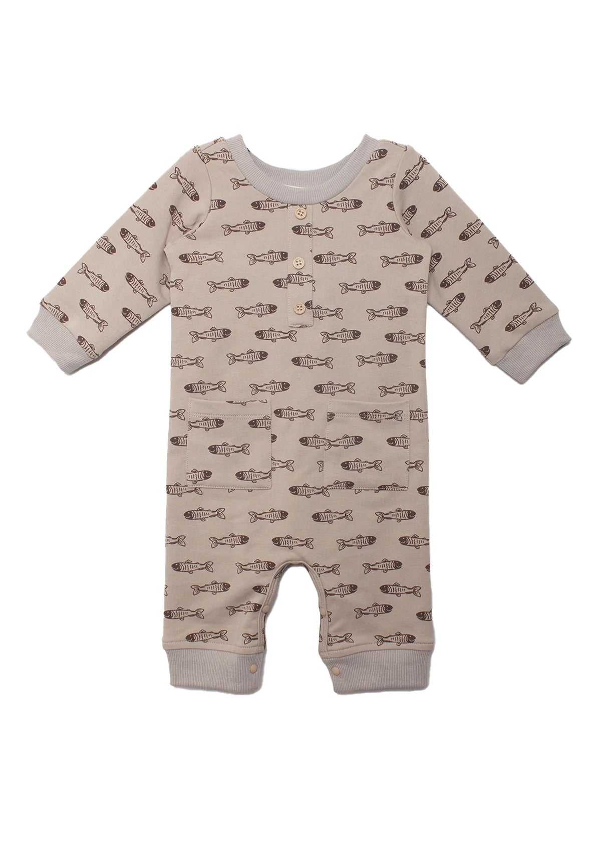 Beckett + Bear Brown | Isaiah Romper
