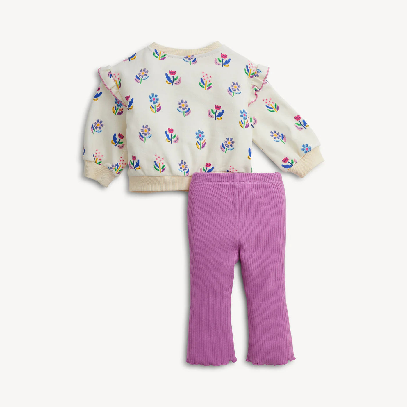 Magnetic Me Ivory | Floral Sweater & Legging Pant 2 Piece Set