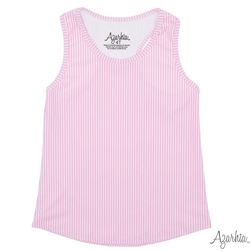 Azarhia Pink | Striped Tank