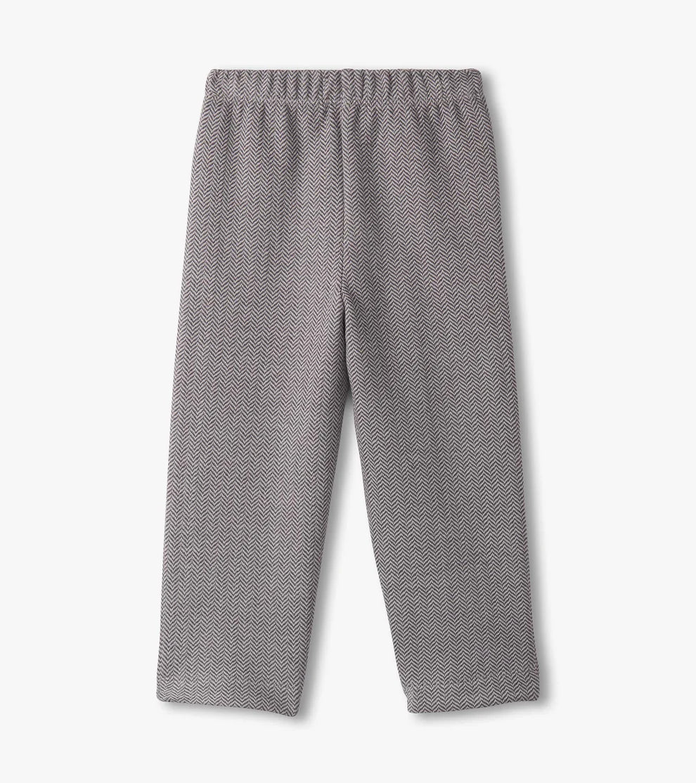 Hatley Dark Grey | Stretch Herringbone Pants