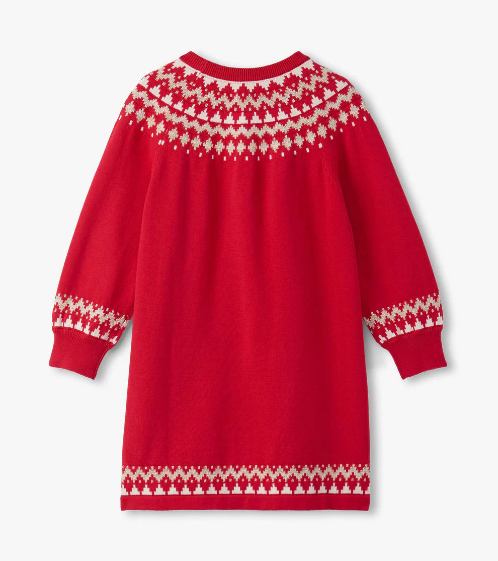 Hatley Holiday Fair Isle | Swing Sweater Dress