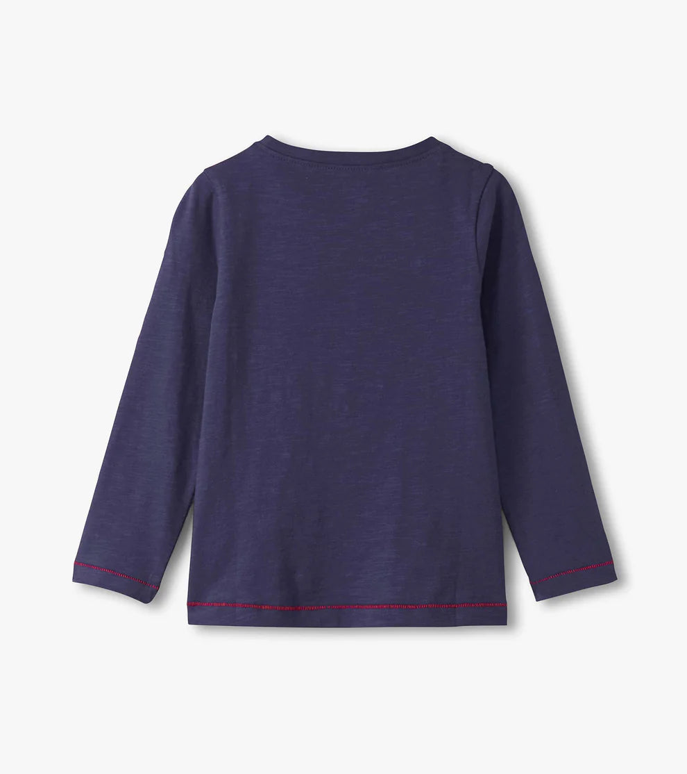 Hatley Falling Hearts | Long Sleeve Tee