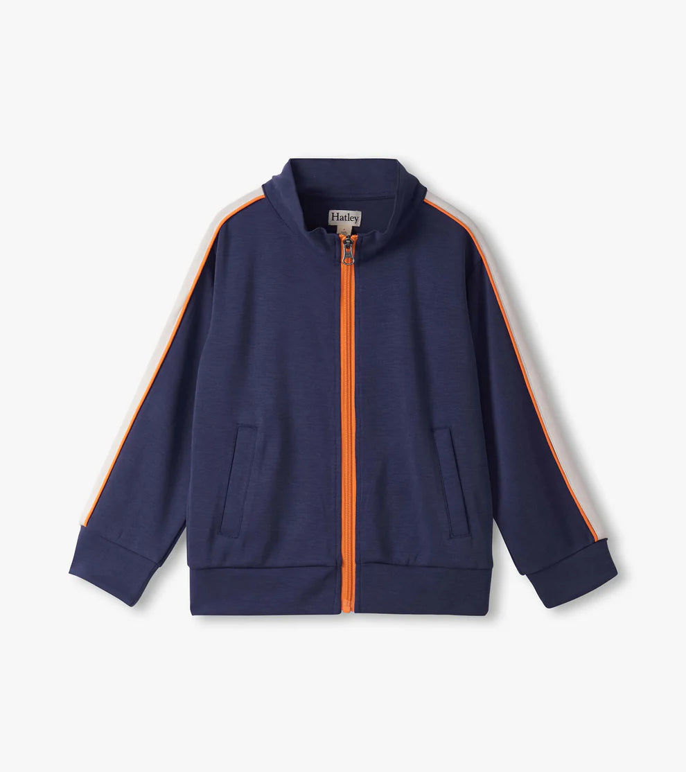 Hatley Navy | Mock Neck Jacket