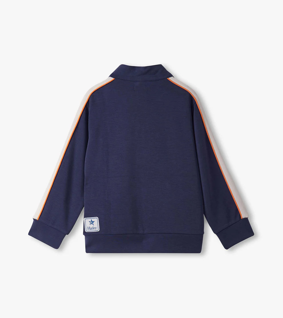 Hatley Navy | Mock Neck Jacket