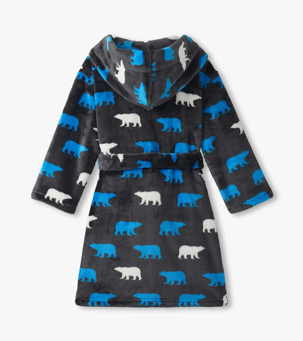 Hatley Polar Bear | Silhouette Fuzzy Fleece Robe