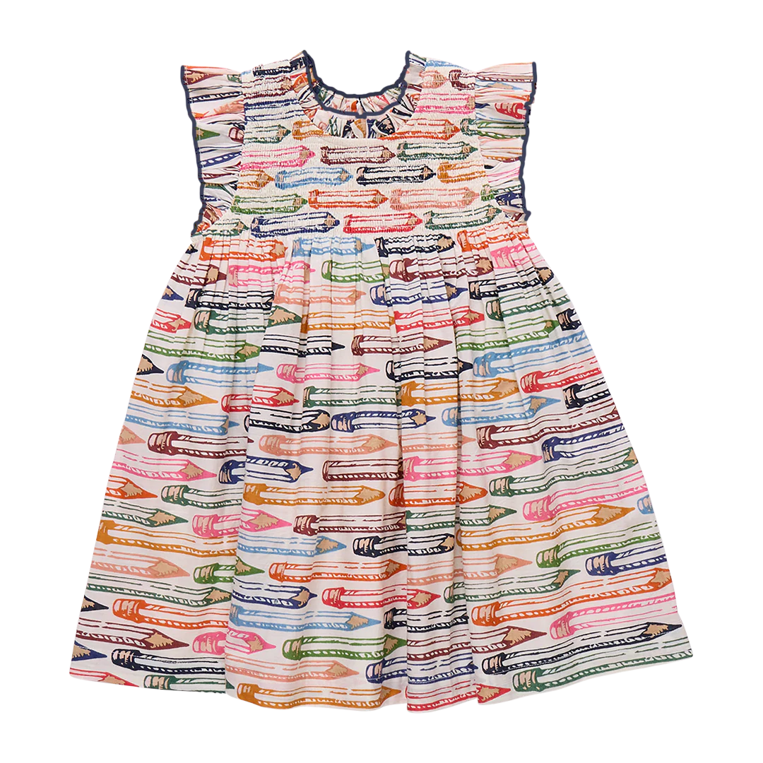 Pink Chicken Colored Pencils | Stevie Dress