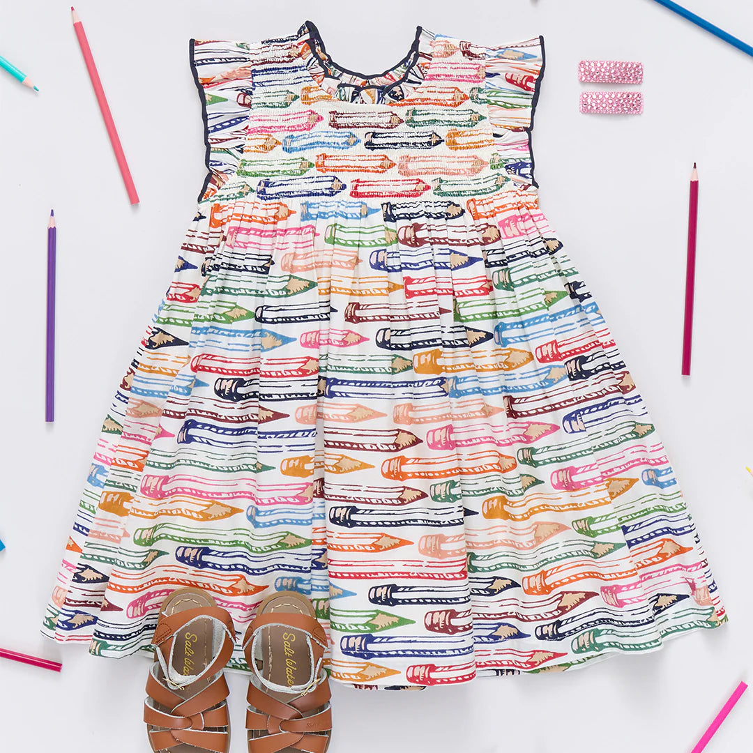 Pink Chicken Colored Pencils | Stevie Dress