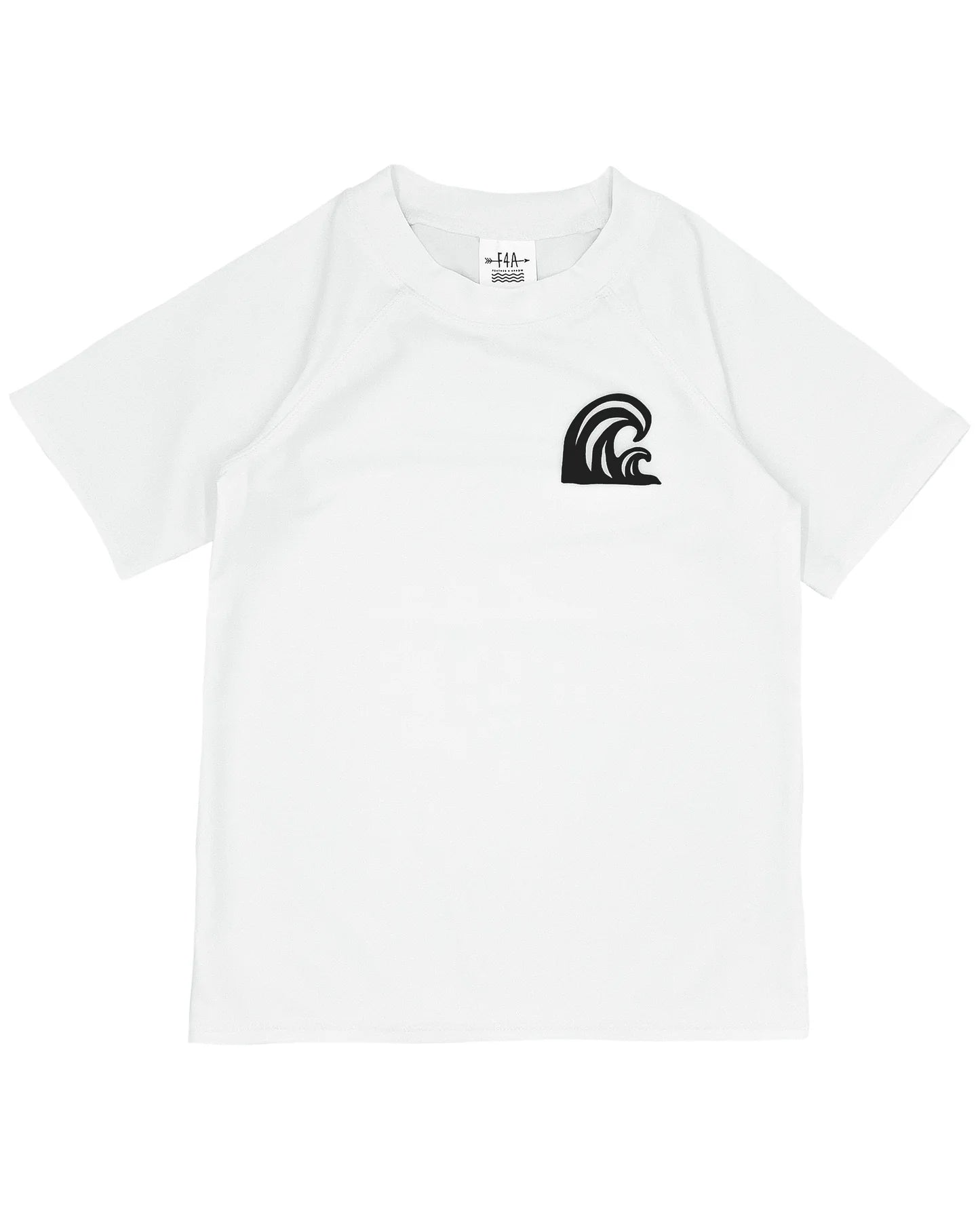 Feather 4 Arrow White | In The Barrel Short Sleeve Rashguard