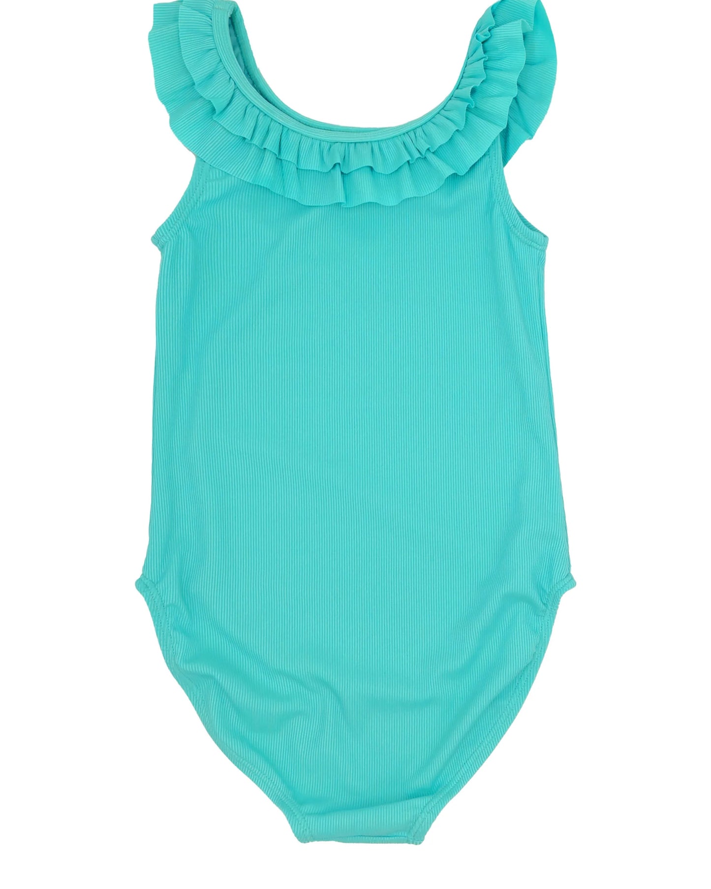 Feather 4 Arrow Pool Blue | Vacay Ruffle Rib One-Piece