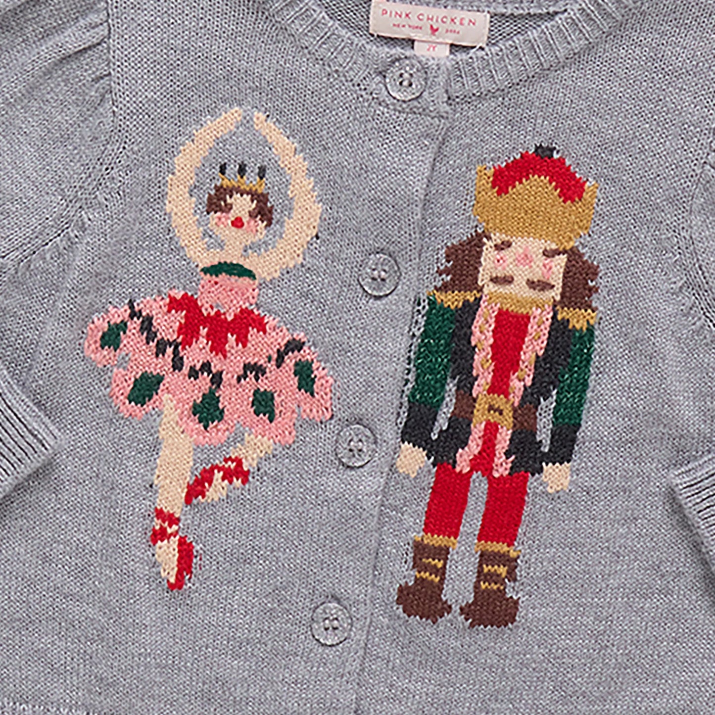 Pink Chicken Nutcracker | Constance Sweater