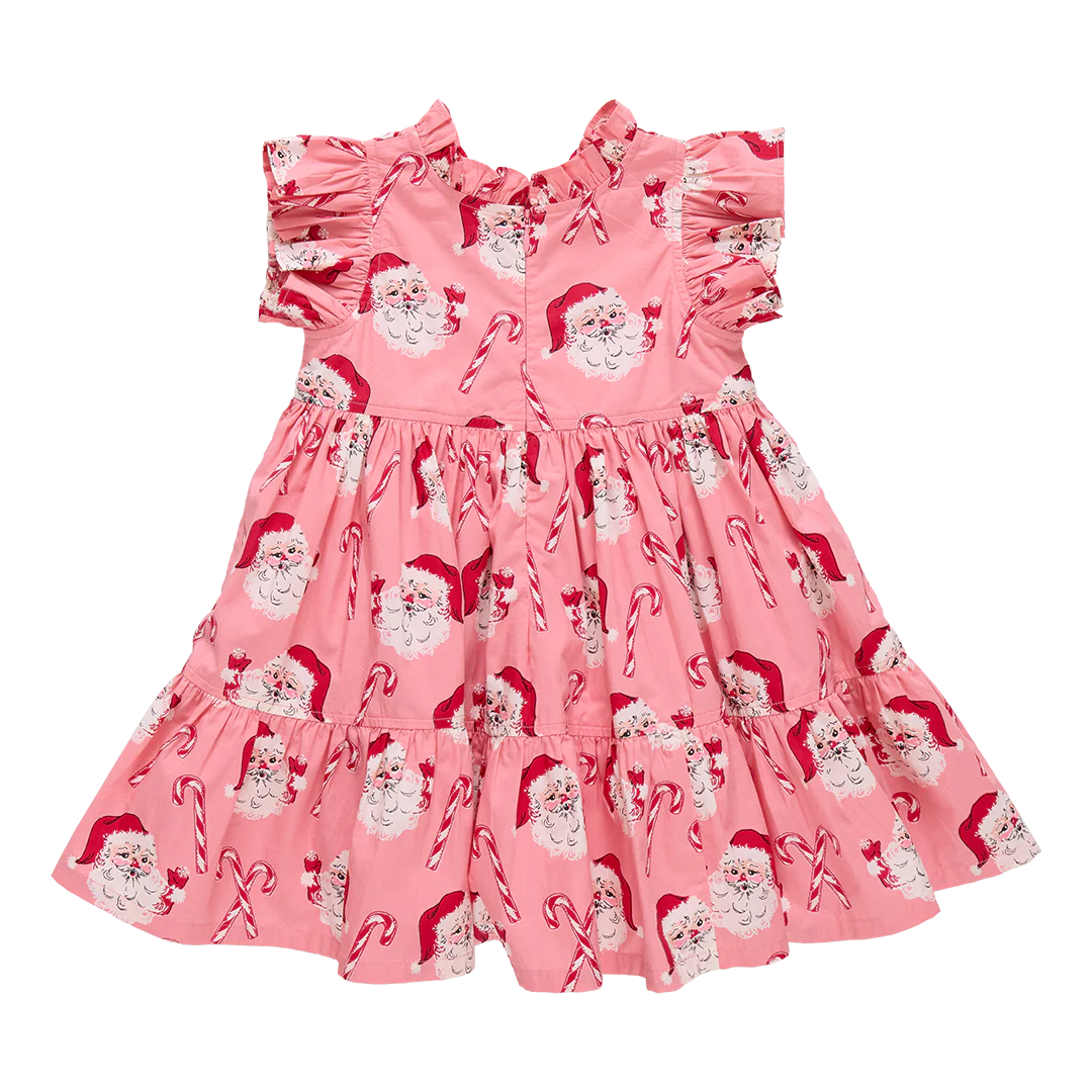 Pink Chicken Pink Candy Cane Santa | Jennifer Dress Set