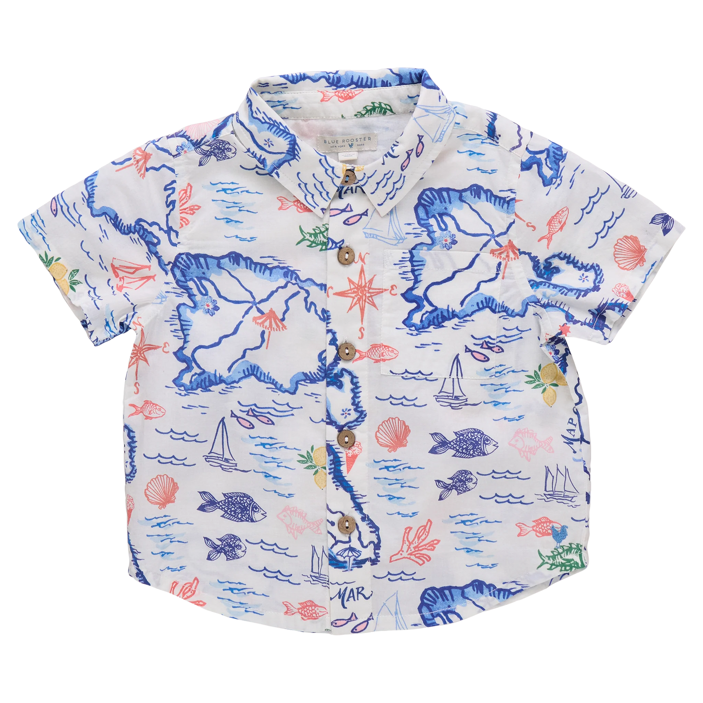 Pink Chicken Island Map | Jack Shirt