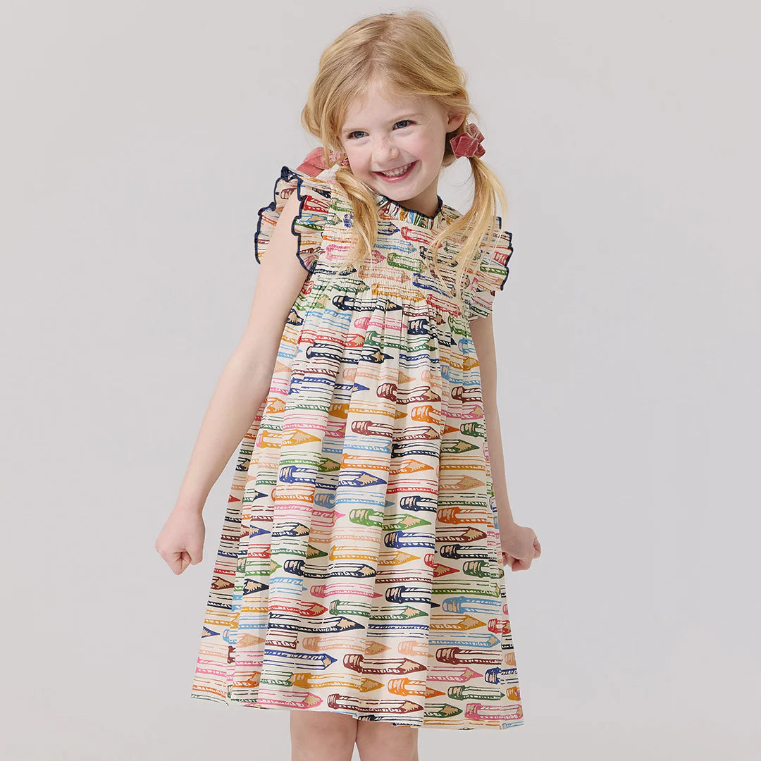 Pink Chicken Colored Pencils | Stevie Dress