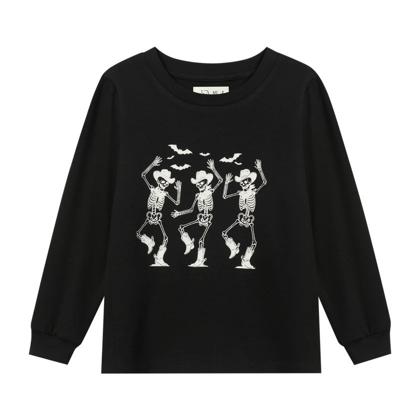 Me & Henry Dancing Cowboy Skeleton | Cherokee Printed Tee