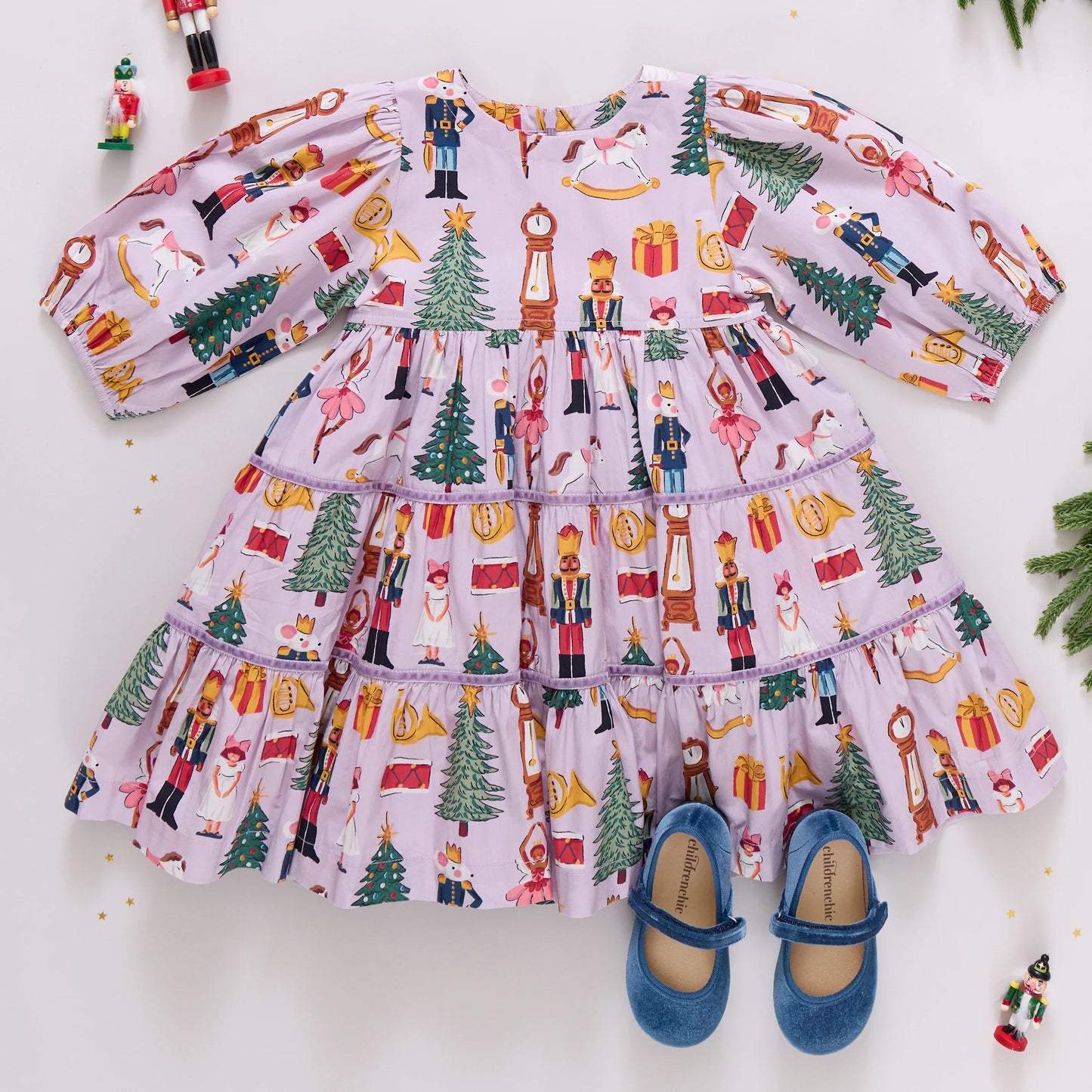 Pink Chicken Lavender Nutcracker | Peachy Dress