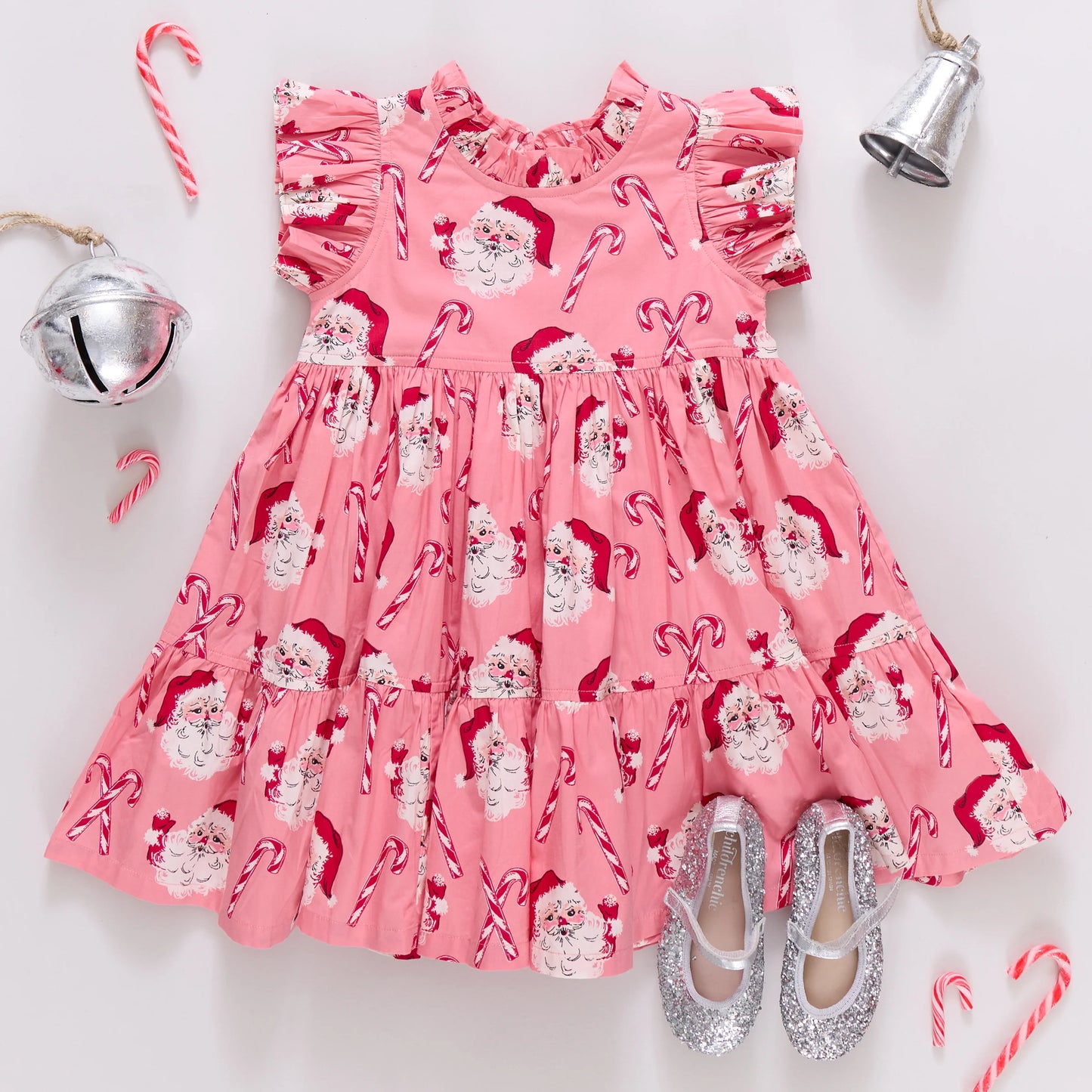 Pink Chicken Pink Candy Cane Santa | Jennifer Dress