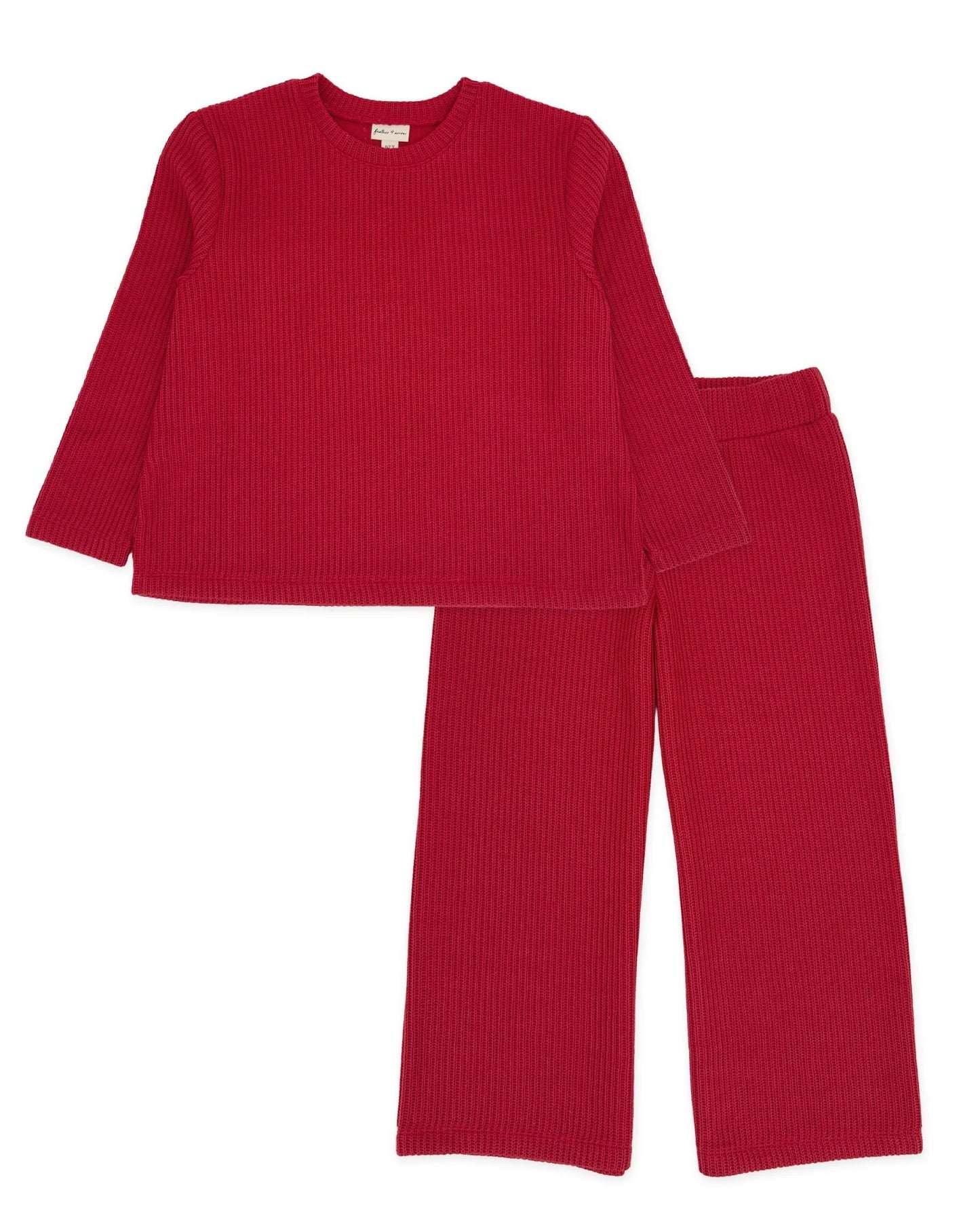 Feather 4 Arrow Red Velvet | Woodland Sweater Knit Set