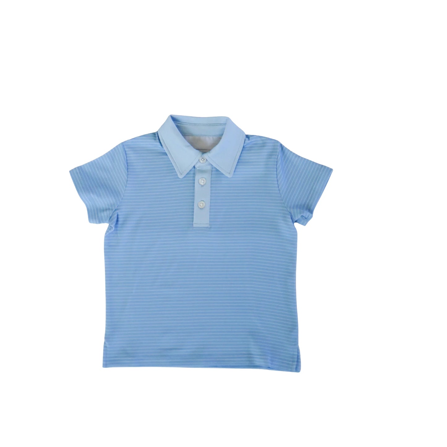 Hollis Baker Blue Stripe | Trey Polo