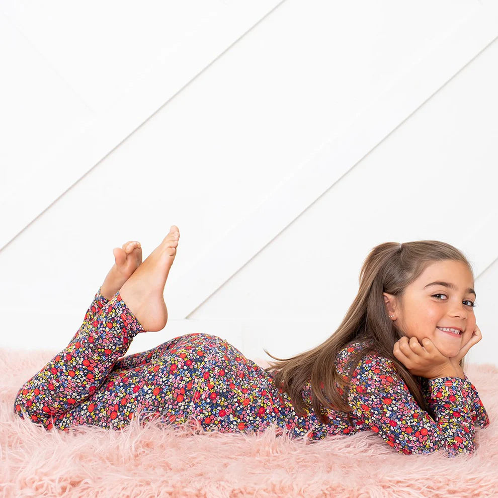 Bestaroo Florals Black | Midnight Petals PJ Set